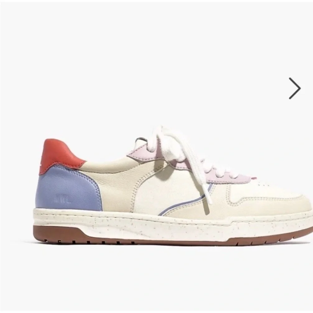 Madewell Court Sneakers in Colorblock Leather and Suede EB9002 MC141 Sz 7.5